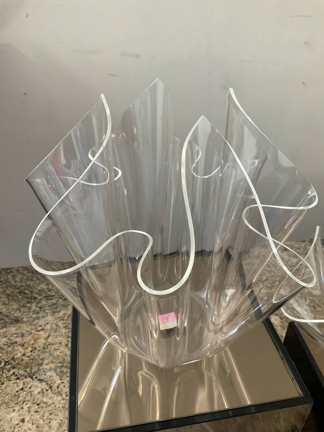 Trio of Röhm handkerchief vases from the 70s and 80s