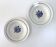 Pair of old deep plates in earthenware