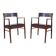 Set of 2 Scandinavian teak armchairs from Korup Stolefabrik, Denmark 1960s