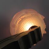 Art Deco wall lamp in opalescent glass, 1930s