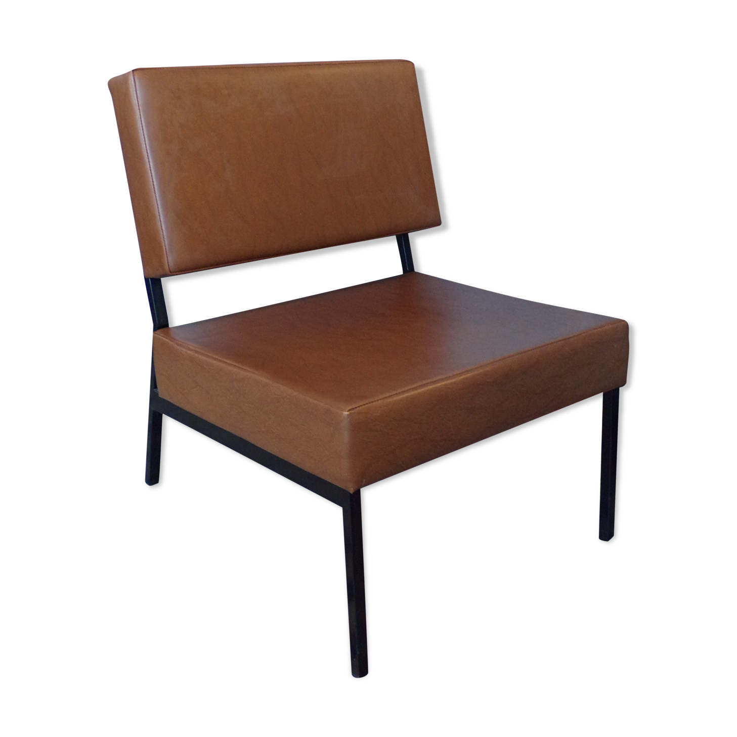 Vintage skai armchair