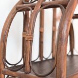 Vintage rattan shelf