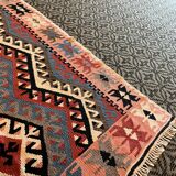 Handmade Colorful Kelim Carpet
