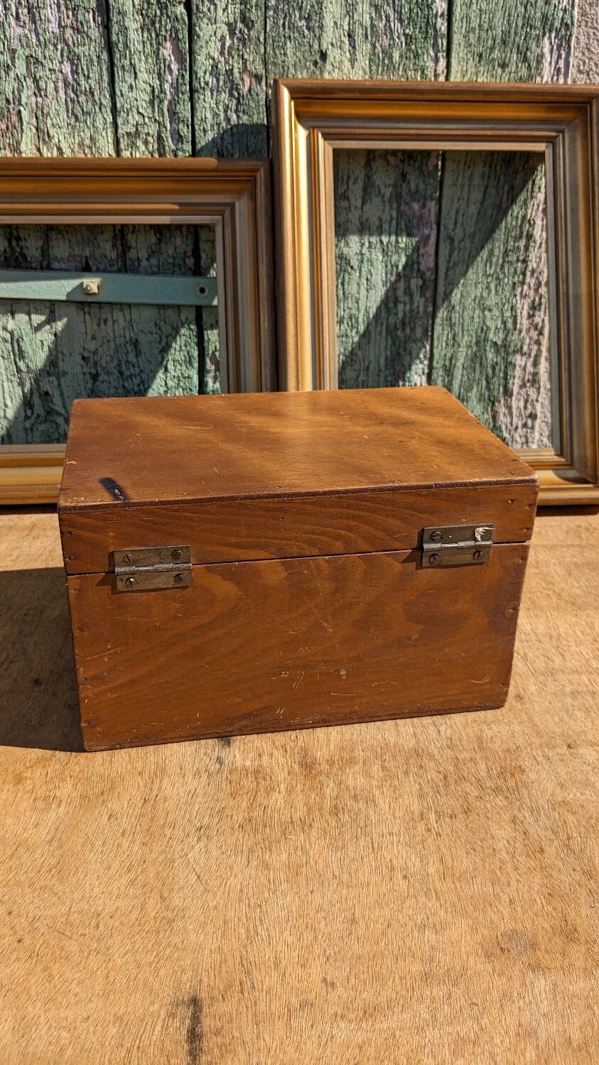 Wooden craft workshop box