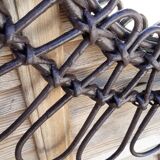 Mirror rotin braided wicker flower shape 60cm