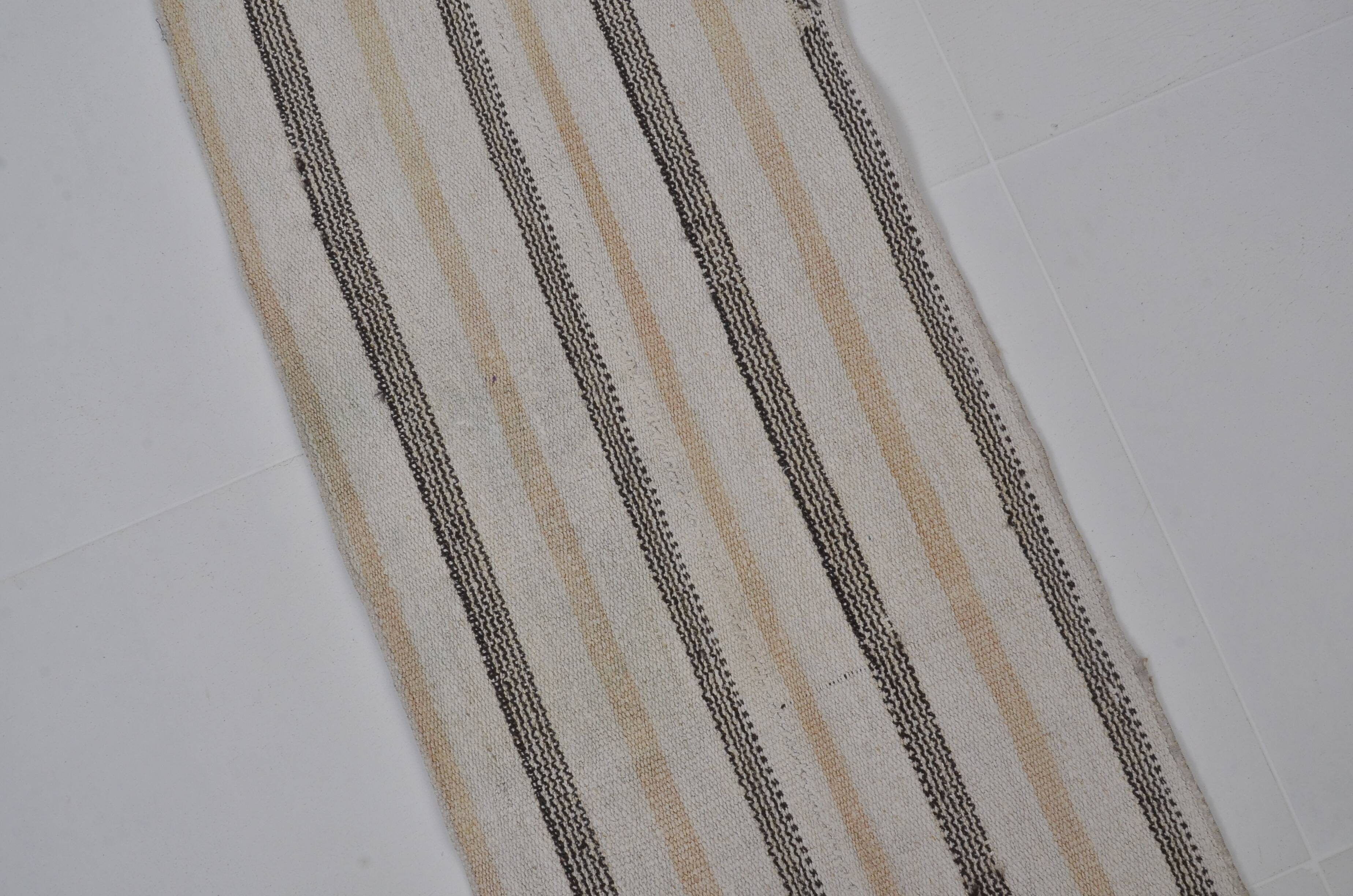 Vintage Stripe Hmep Kilim Runner sku3811