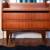 Scandinavian hairdresser 60s teak