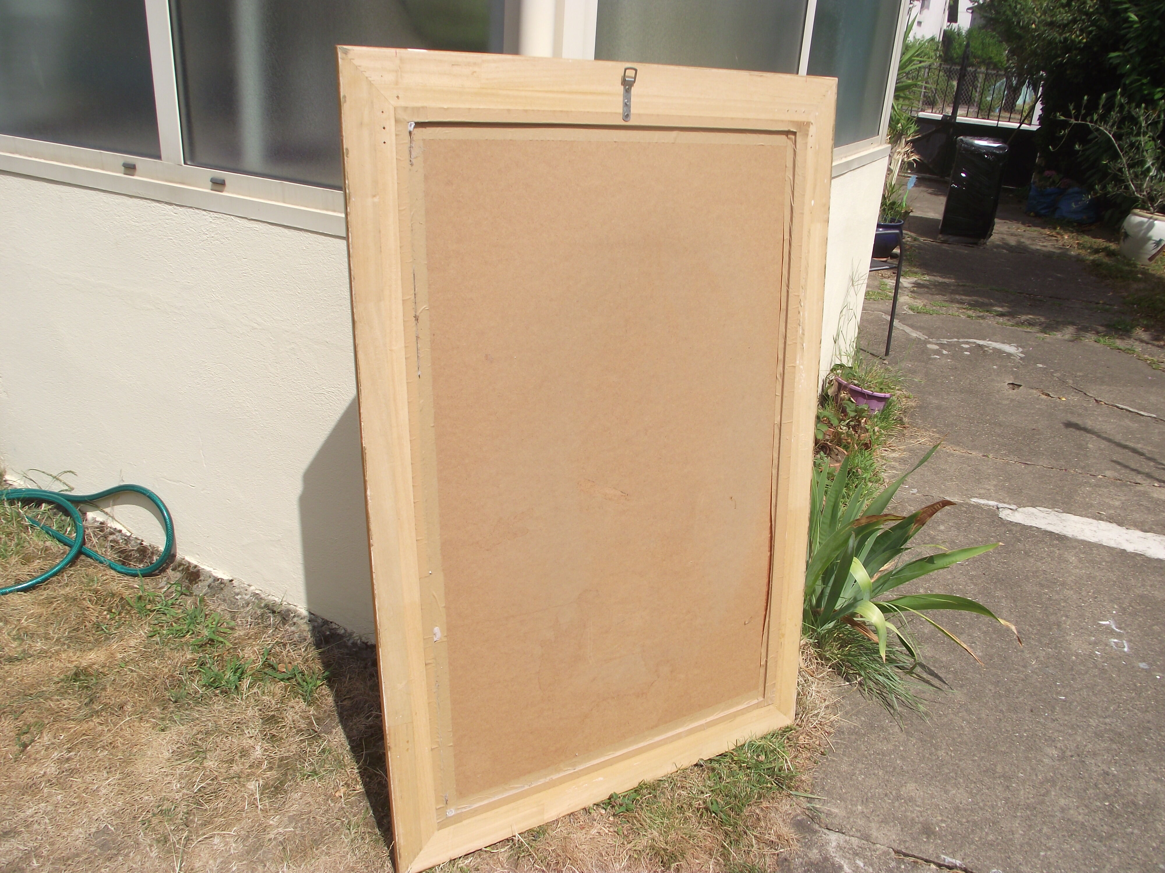 Mirror carved and gilded wood from the 80