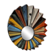 Mirror Olivier de Schrijver Tribute to Line colours of the world Limited Edition