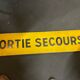 Panneau signalisation sortie secours