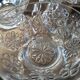 Set of 5 Moulded Glass Bowls with Floral Decoration – Circa 1970