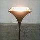 Postmodern Design Brass Fluted Torchiere Floor Lamp by Relco, Italy, 1980s