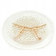 Appetizer platter Polish Modernism, rose glass, Ząbkowice, Poland, 1970s