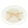 Appetizer platter Polish Modernism, rose glass, Ząbkowice, Poland, 1970s