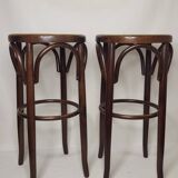 Tabouret de bar canné