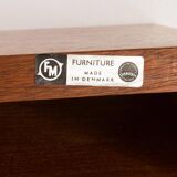 Kai Kristiansen teak shelving unit, set of 3 shelves, FM Mobler, Denmark