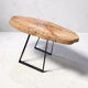 Handcrafted coffee table in solid ash – Unique piece