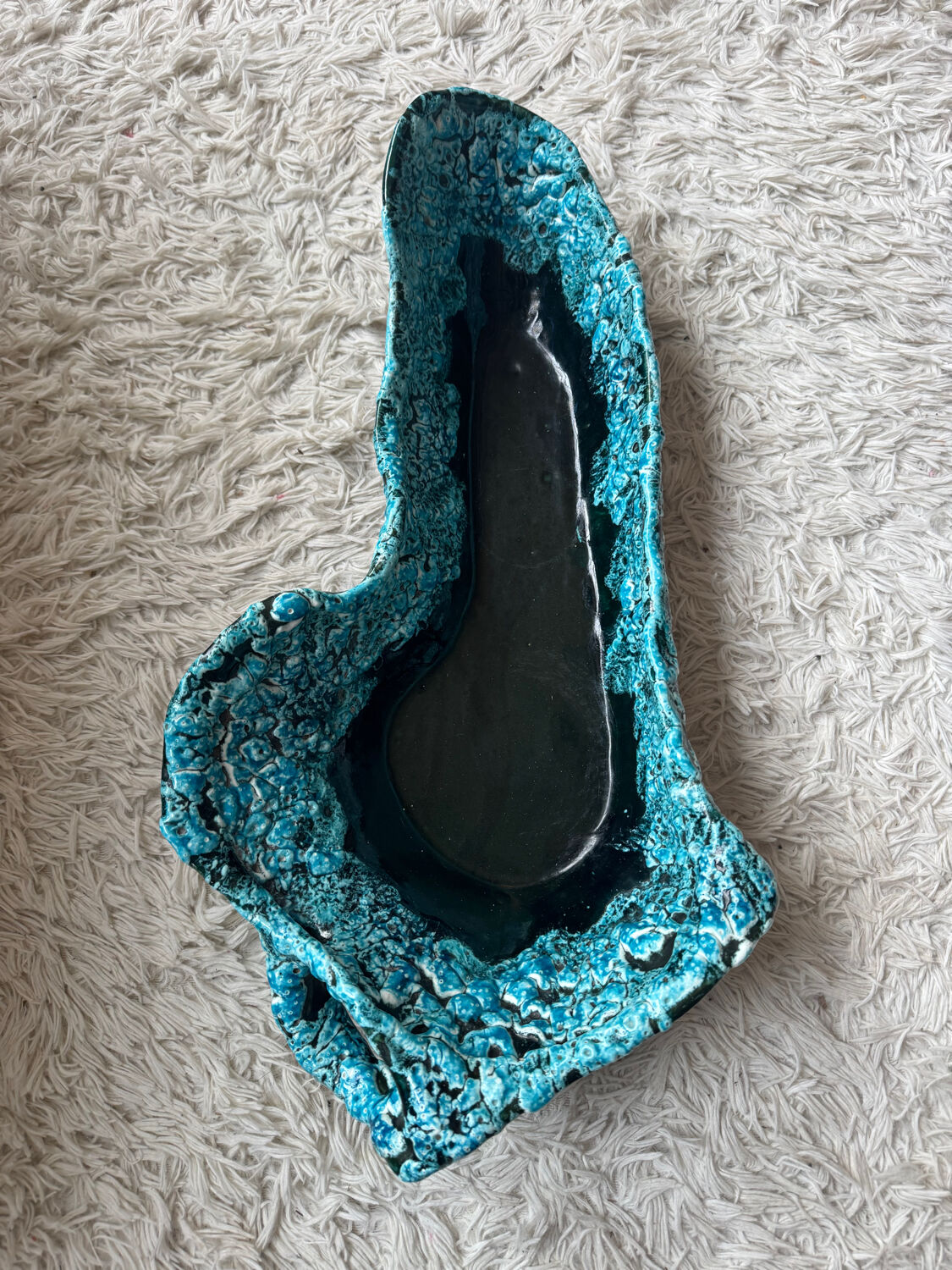 Large ceramic trinket tray from Luc Vallauris, 1960s