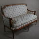 Wooden bench XVIIIth, Louis XVI