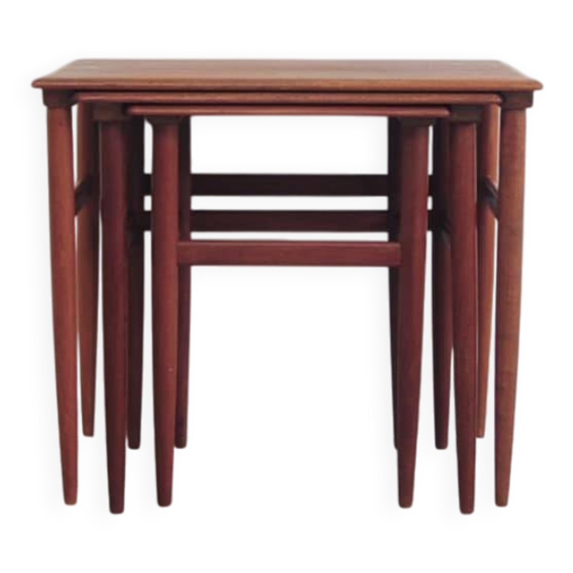 Tables gigognes en teck vintage x3