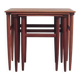 Tables gigognes en teck vintage x3