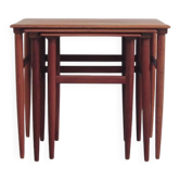 Tables gigognes en teck vintage x3