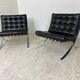 Pair of chairs Barcelona vintage Ludwig Mies Van der Rohe