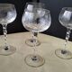 4 twisted stem glasses for white or rosé wine
