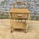 Rattan bedside table