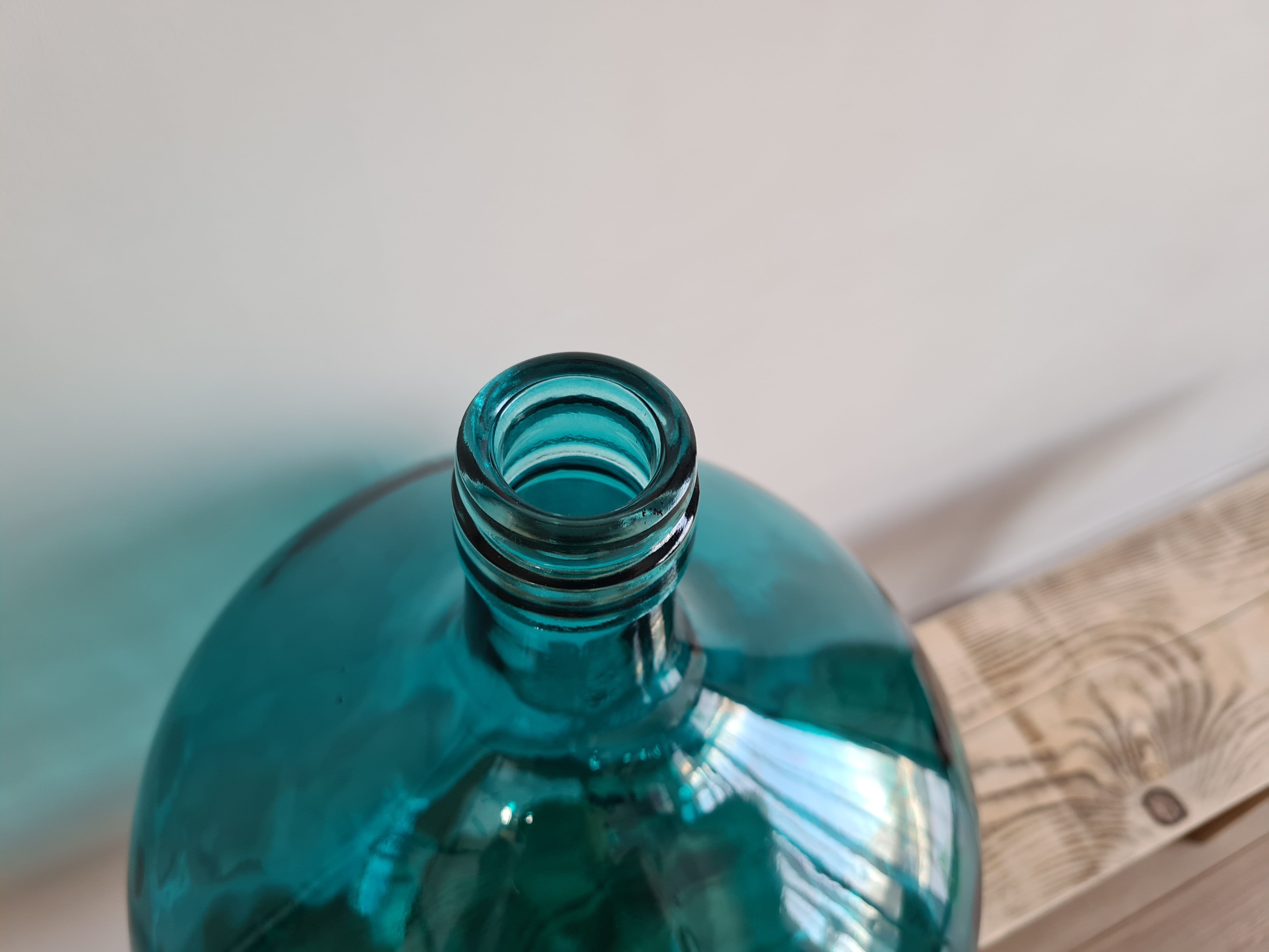 Demijohn vintage blue 30L