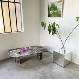 6 pop pink glass cups