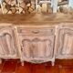 Antique grand buffet in solid oak – Louis XV style – Bleached wood –