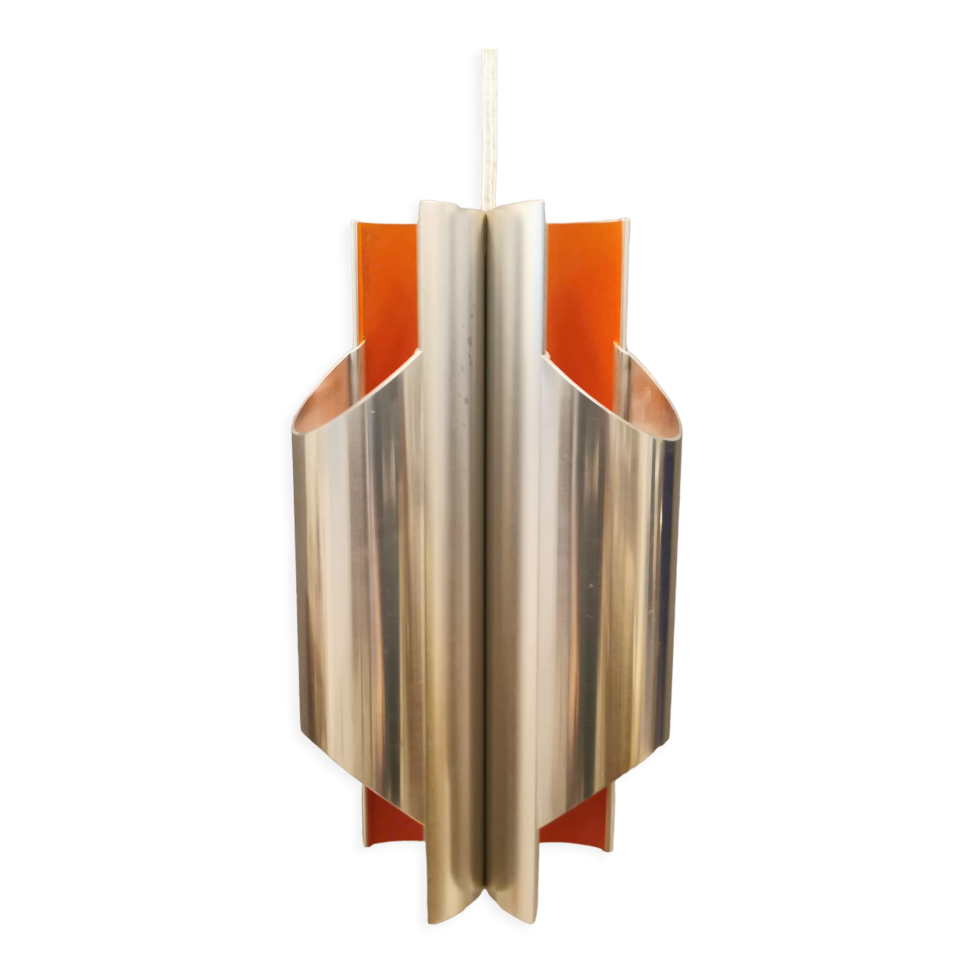 Danish vintage hanging lamp, model Pantre designed Bent Karlby for Lyfa in the 60s.