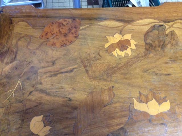 Inlaid side table