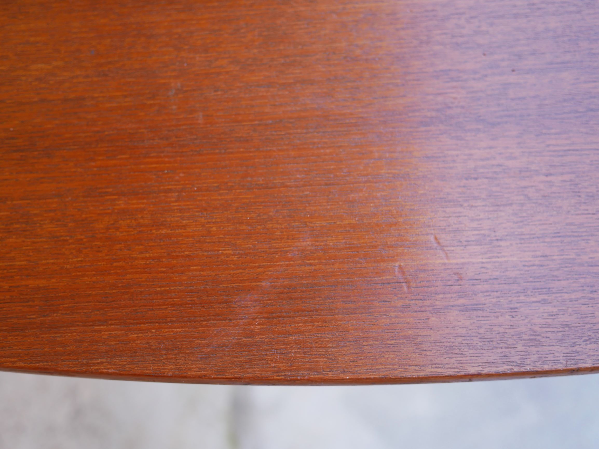 Scandinavian dining table extendable teak by Henry Walter Klein