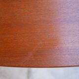 Scandinavian dining table extendable teak by Henry Walter Klein
