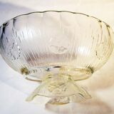 Vintage oval glass fruit cup