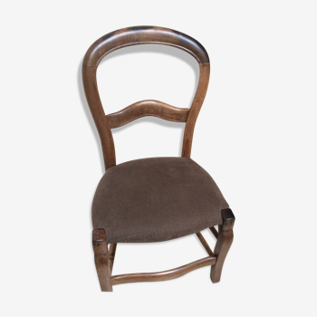 Low chair of Louis Philippe style