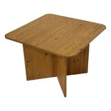 Vintage pine coffee table / side table in a minimalist organic design