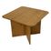 Vintage pine coffee table / side table in a minimalist organic design