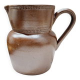 Antique stoneware milk jug