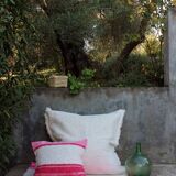 Handwoven recycled cotton rug - 120 x 170 cm