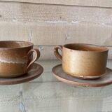 Set of 2 stoneware cups