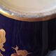 Limoges vase in blue and gold