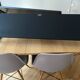 2 Artek 112 B Alvaar Alto design black shelves
