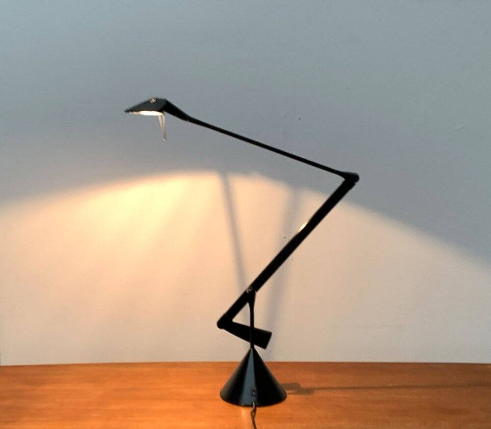 Vintage postmodern Italian table lamp Zelig by Walter Monici for Lumina, 1990s.