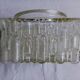 Square glass globe for ceiling light or wall lamp