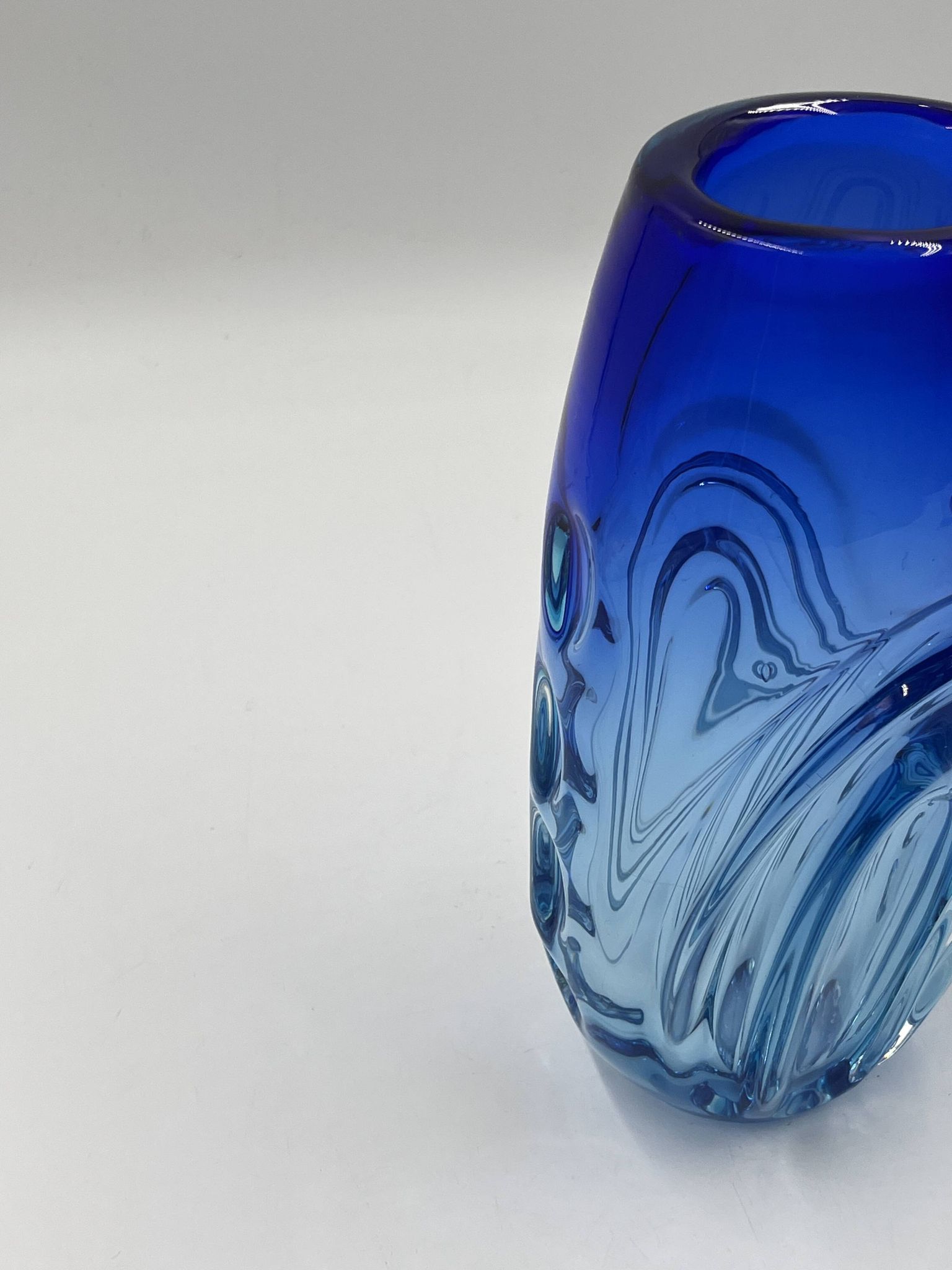 Murano blue vase