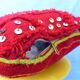Red berber cushion Beldi Chiba