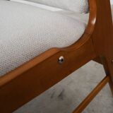 Beech armchair, Scandinavian design, 1960s, designer: Arne Hovmand Olsen
